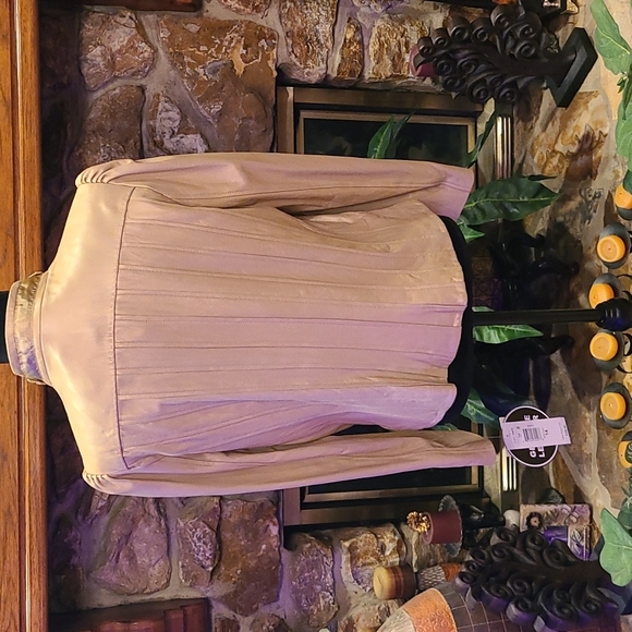 Peter Nygard Luxe Leather Jacket Size 14 - Picture 6 of 15